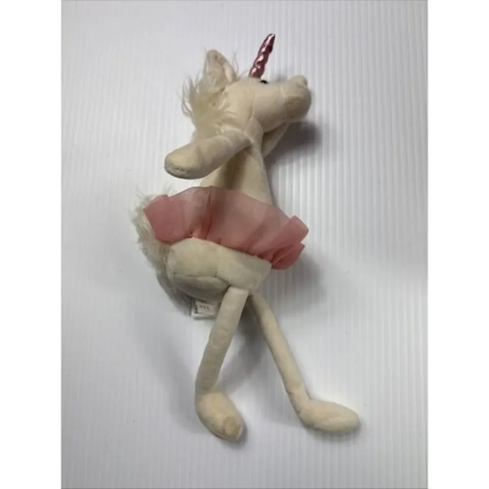 Jellycat Unicorn Plush Pink Tutu Ballerina Stuffed Animal Toy Dancing Darcey 11